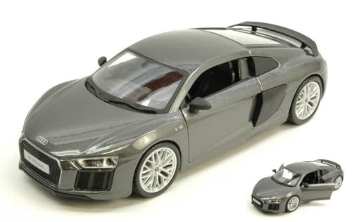 Maisto Scale Modell KOMPATIBEL MIT Audi R8 V10 Plus 2015 SILVERGUN 1:24 MI31513S von koenig-tom