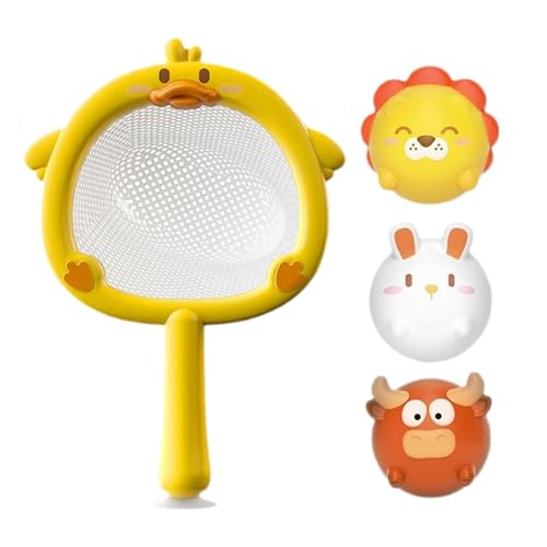 komsoup Badespielzeug für Kinder, Fischereinetz Set - Schwebendes Light Up Bath Toy - Schwimmendes Design Schwimmbedarf für Außenpool, , Park, Innenhof, Badezimmer von komsoup