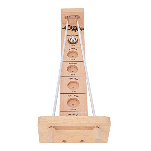 koulate Auf der Anderen Seite des Sonnensystems Spielbrett, Holz Schreibtisch Balance Spielzeug für Kinder und Erwachsene Desktop Balance Ball Freizeit Spielbrett Hand-Auge-Koordination Übung von koulate