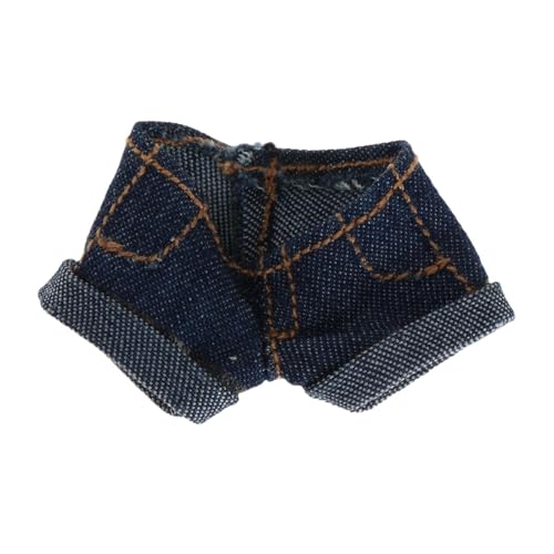 kowaku 1/12 Jeans-Shorts-Kostüm, Retro-Stil, modisch, Cosplay, heiße Kurze Hosen, Verkleidung für 6 Zoll große Puppenfiguren, Zubehör, BLAU von kowaku