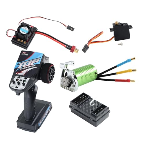 kowaku 1/14 RC ESC Zubehör Modifikation Fernbedienung Elektronischer Drehzahlregler Teile für Q146 144002 Fahrzeuge RC Hobby Auto von kowaku