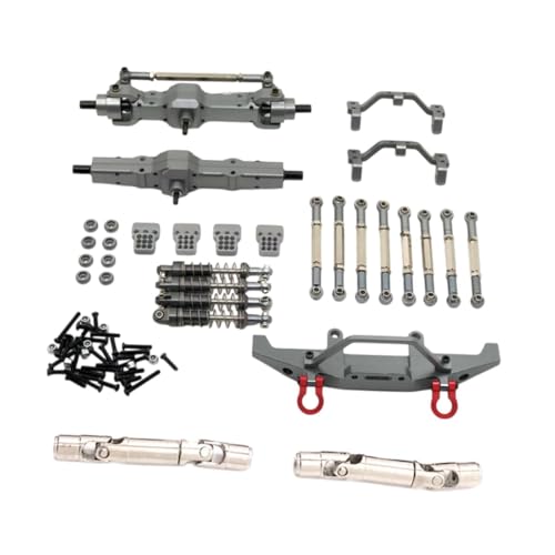 kowaku 1/16 RC Autoteile für Fy003-5A für C14 C24 RC Auto Metallteile Kit für ferngesteuertes Auto, Grau von kowaku