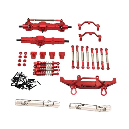 kowaku 1/16 RC Autoteile für Fy003-5A für C14 C24 RC Auto Metallteile Kit für ferngesteuertes Auto, Rot von kowaku