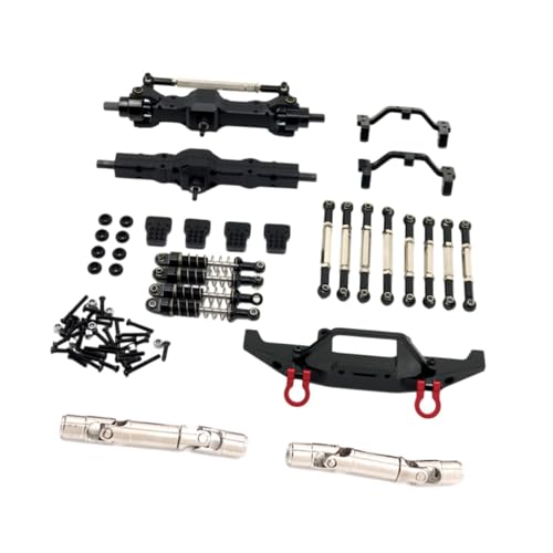 kowaku 1/16 RC Autoteile für Fy003-5A für C14 C24 RC Auto Metallteile Kit für ferngesteuertes Auto, Schwarz von kowaku