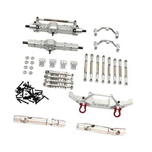 kowaku 1/16 RC Autoteile für Fy003-5A für C14 C24 RC Auto Metallteile Kit für ferngesteuertes Auto, Silber von kowaku