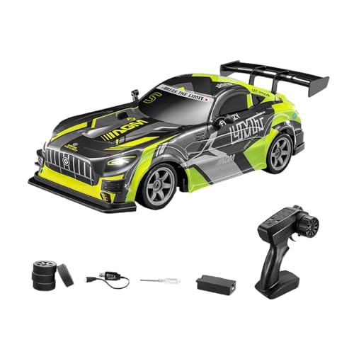 kowaku 1/16 RC Reifen Automodell, Modellfahrzeug, Sportwagenspielzeug, 2,4 GHz Sport Spielzeugauto, Rennfahrzeuge für Erwachsene ab 6 7 8 Jahren, GrÜn von kowaku