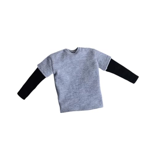 kowaku 1/6 -Skala Sweatshirt -Kostümzubehör Langarm Miniaturpuppen Kleidung für 12 Zoll, Stärken von kowaku