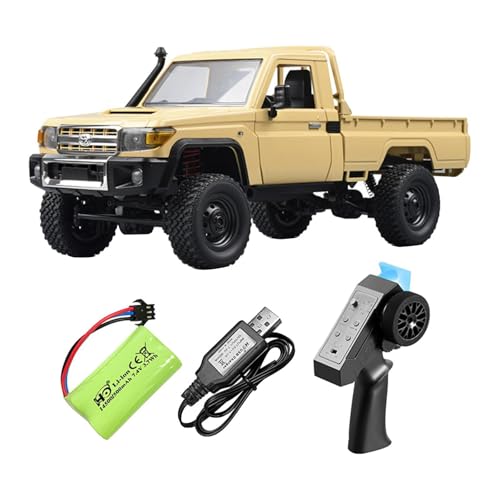 kowaku 1:12 RC Crawler Auto Mini RC Rock Crawler Hobby Spielzeug 4WD Road RC Truck Simuliertes Kletterauto für Teppich Schlamm Sand Grasland, 1 Leistung von kowaku