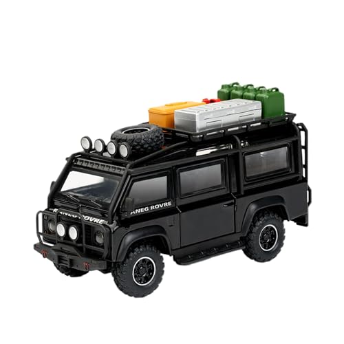 kowaku 1:32 Maßstab Diecast Auto Hochdetailliertes tragbares Spielzeugmodell zum Zurückziehen für Jungen und Mädchen Kinderpartybevorzugung, Schwarz von kowaku