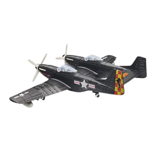 kowaku 1:48 Kampfflugzeug-Bausätze DIY Flugzeug Handarbeit Tischdekoration Flugzeugmodell 3D Puzzle, Schwarz von kowaku