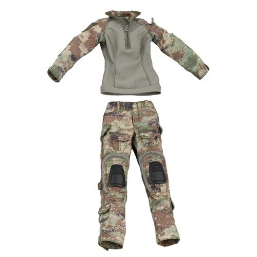 kowaku 1:6 Actionfigur Uniform Miniatur Uniform Mantelhose Modell Komplettset Weiches Miniaturkostüm 12 Zoll Figur Kleidung Uniform von kowaku