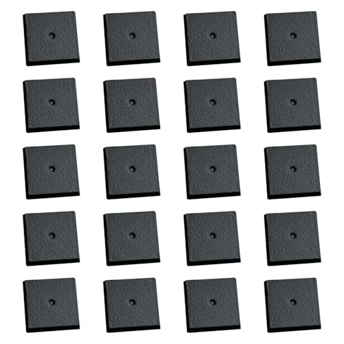 kowaku 20 Stück quadratische -Modellbasen für Miniatur-Hobbyisten, Elegante, leichte Werkstatt, 1 Zoll x 1 Zoll, Wargaming-Hobbybasen kowaku 20 Stück quadratische -Modellbasen für Miniatur-Hobbyisten, Elegante, leichte Werkstatt, 1 Zoll x 1 Zoll, Wargaming-Hobbybasen von kowaku