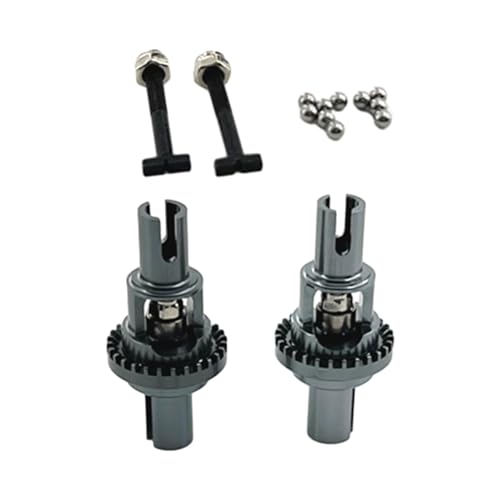 kowaku 2Pcs RC Vorne Hinten Differential Set Zubehör Starke Teil Upgrade für Wltoys 1/28 284161 K989 K969 284131 RC Auto ersetzt von kowaku