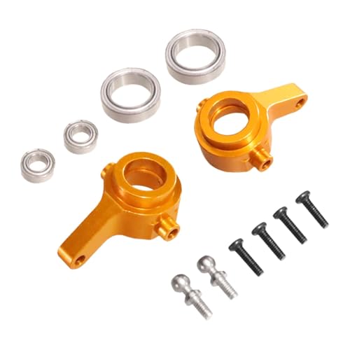 kowaku 2X Maßstab 1:18 Front Steering Cup Metall Lenkung Cups Upgrade RC Auto Zubehör für 184011 184008 DIY ACCS, Gold kowaku 2X Maßstab 1:18 Front Steering Cup Metall Lenkung Cups Upgrade RC Auto Zubehör für 184011 184008 DIY ACCS, Gold von kowaku