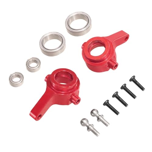 kowaku 2X Maßstab 1:18 Front Steering Cup Metall Lenkung Cups Upgrade RC Auto Zubehör für 184011 184008 DIY ACCS, Rot kowaku 2X Maßstab 1:18 Front Steering Cup Metall Lenkung Cups Upgrade RC Auto Zubehör für 184011 184008 DIY ACCS, Rot von kowaku