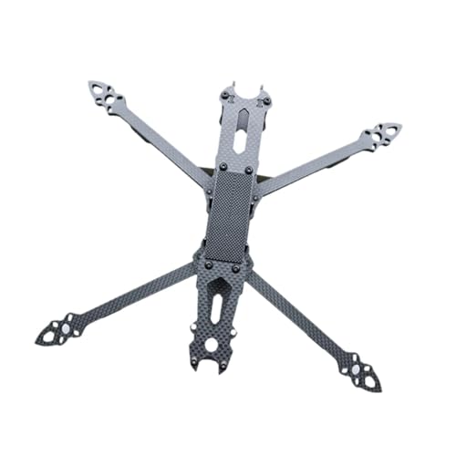 kowaku Arm-Quadcopter-Rahmen, Drohnenrahmen, 7 Zoll, Demontage-Quad-Rahmen aus Kohlefaser mit 6-mm-Arm für Mark4-Anfänger, DIY-Zubehör von kowaku