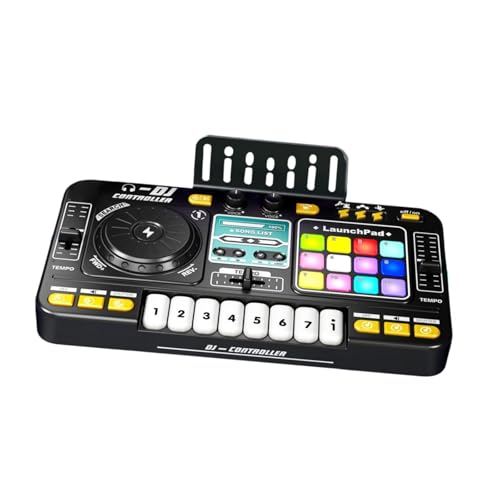 kowaku Baby Musical DJ Set für Kinder Musical Toy mit Lichtern DJ Party Mixer Kids DJ Controller, Ohne Mikrofon von kowaku