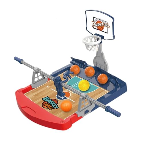 kowaku Basketball-Spielzeug, Mini-Basketballspiel, Spaß, Sport-Basketball-Desktop-Spielzeug, Tisch-Basketball-Spiele-Set für Kinder, Jungen-Mädchen-Geschenk, mit 5 Bällen von kowaku