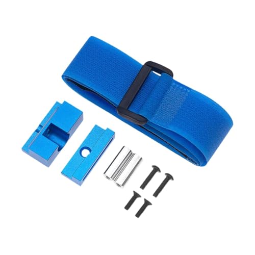 kowaku Batterie Modifikation Kabelbinder Befestigungssitz mit Schrauben Ersatzzubehör DIY Teile für TT02 1/10 Auto TT02BR Hobby Modell ACCS, Blau von kowaku