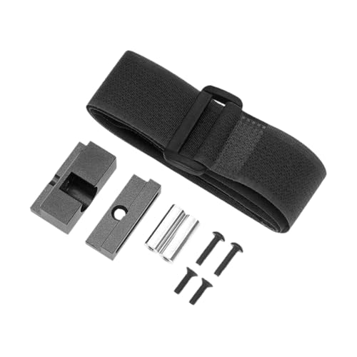 kowaku Batterie Modifikation Kabelbinder Befestigungssitz mit Schrauben Ersatzzubehör DIY Teile für TT02 1/10 Auto TT02BR Hobby Modell ACCS, Schwarz von kowaku