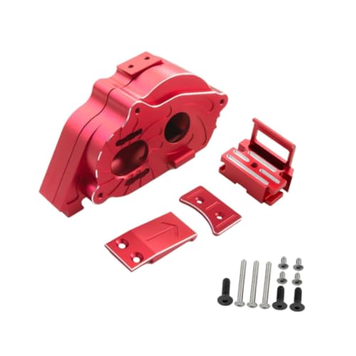 kowaku Center GEIBE CASE 57T Differentialgetriebe mittelschwerer Wellenbox für Fernbedienungsauto, Rot von kowaku