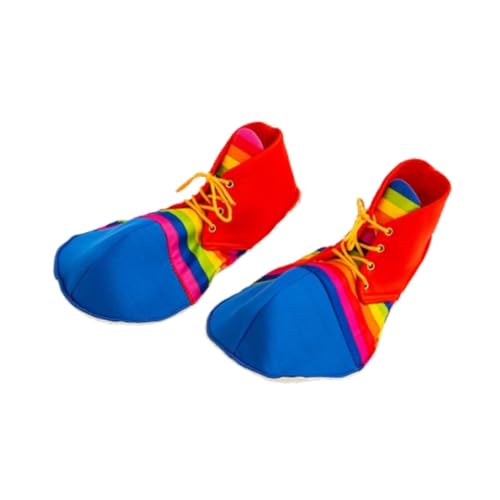 kowaku Clown-Schuhe mit rundem Kopf, Rollenspiel-Requisiten für Karneval, Bühnenauftritte, Kinder, Klein von kowaku