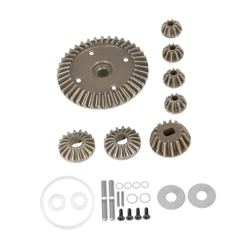 kowaku Differentialgetriebesatz 1/10 Professioneller Metallersatz für die Versionen TT02BR BT-01 XV-02 Hochgeschwindigkeits-Crawler-Auto von kowaku