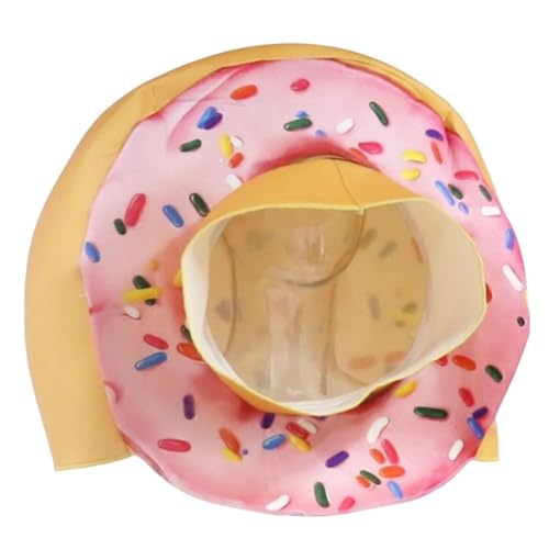 kowaku Donut-Hut, Cosplay-Dekor, Neuheits-Kostüm-Kappe für Halloween, Kostüm von kowaku