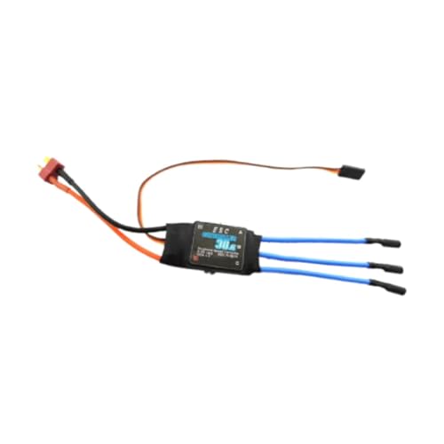 kowaku Ersatzteil für bürstenlosen Motor, RC-Bürstenloser Motor, ESC-Zubehör, Teile, RC-Hubschrauber, bürstenloser für Flugzeug, Spielzeug, 30a Banana T von kowaku