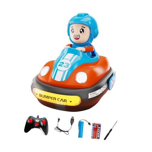 kowaku Ferngesteuerte Autos mit Musik und Lichtinteraktion, Spielzeug, RC-Auswurfauto für Jungen und Mädchen, Kinder, Orange von kowaku