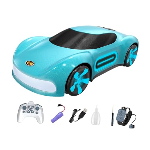 kowaku Ferngesteuertes Auto, RC-Modellauto, Robustes, kreatives Fahrzeugspielzeug, Sammlerstück, RC-Rennauto, Spielzeugautomodell für Jungen, Blaue Fernuhr von kowaku