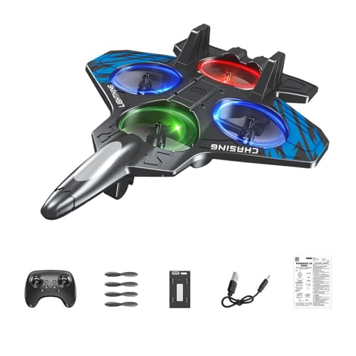 kowaku Ferngesteuertes Flugzeug, Kampfflugzeugmodell, Rolle, wasserdicht, 6 Kanäle, wiederaufladbar, für und Erwachsene von 8–16 Jahren, Blaue Einzelbatterie kowaku Ferngesteuertes Flugzeug, Kampfflugzeugmodell, Rolle, wasserdicht, 6 Kanäle, wiederaufladbar, für und Erwachsene von 8–16 Jahren, Blaue Einzelbatterie von kowaku