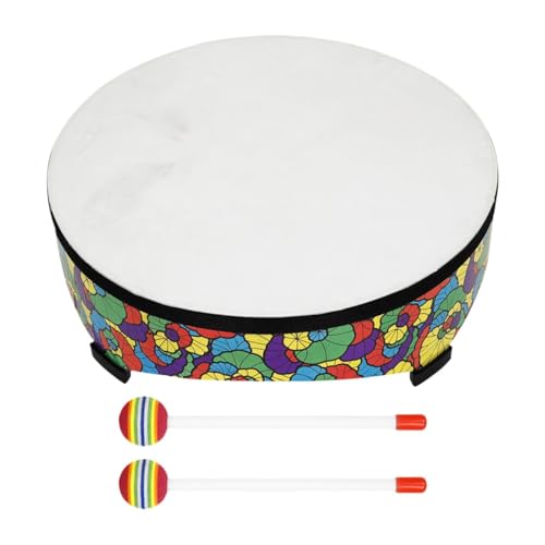 kowaku Floor Tom Drum mit Drumsticks Musical Drum Children Drum für Musicality Kids Festival Geschenk von kowaku