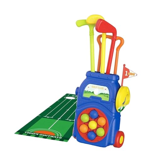 kowaku Golfset für Kinder, Spielzeug für Den Außenbereich, Set für Kleinkinder Und Babys, Blau von kowaku