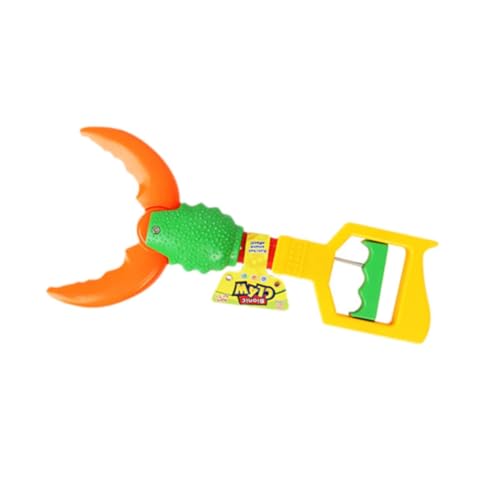 kowaku Greifspielzeug, Roboterarm, Greifspielzeug, Zangenspielzeug, leichtes Aufnehmwerkzeug, Roboterhand und Roboterklaue, Handklemmenspielzeug für Kinder, Orange Grün von kowaku