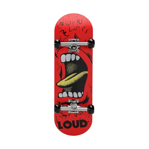 kowaku Griffbrett, Fingerboard, Mini-Finger-Skateboard-Spielzeug, Fingerspitzenbewegung für Skate-Liebhaber, Rot von kowaku