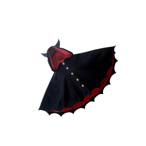 kowaku Halloween Umhang Zauberer mit Kapuze Outfit Verkleidung Cape Umhang für Jungen Mädchen, XL von kowaku