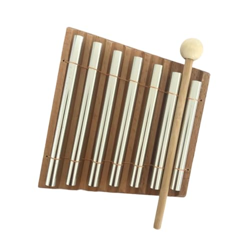 kowaku Handglocken-Windspiel, Musikspielzeug, Musikgeschenk, Musikinstrument, Meditationsglockenspiel für, Achtsamkeit, Klassenzimmermanagement, 7 Töne von kowaku