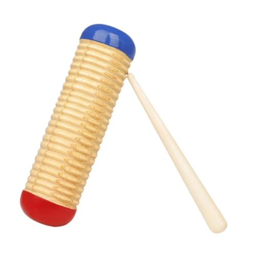 kowaku Holz Guillo Percussion Guiro Sound Spielzeug Hand Percussion Instrument für Partys Kindergarten von kowaku