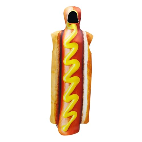 kowaku Hot Dog Kostüm, leichtes Kostüm für Bühnenauftritte, Partyzubehör von kowaku