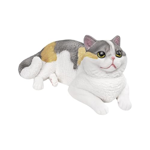 kowaku Katzen Dekoration für Kuchen, Kätzchen Spielzeug, Tisch Accessoire, Tierfigur für Feiern Und Gärten, Kalikokatze von kowaku