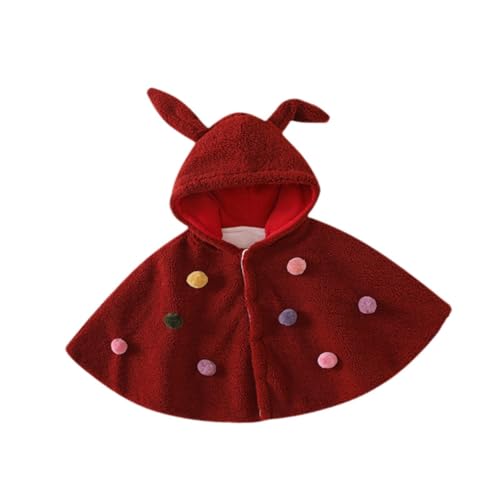 kowaku Kinder Kapuzenumhang Poncho Halloween Kostüm Rollenspiel Robe für Reisen Frühling, 80cm von kowaku