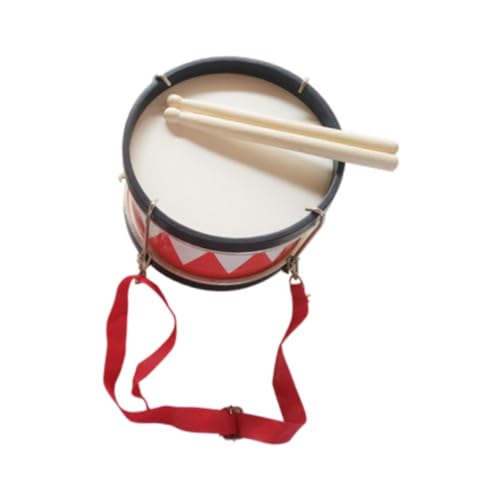 kowaku Kinder Snare Drum Set Musikspielzeug Trommelspielzeug Kinder Schlaginstrument für die Schule zu Hause, Rot von kowaku