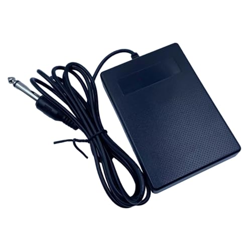 kowaku Piano Sustain Pedal, Piano Pedal, MIDI, Rutschfestes Universal Fußpedal, MIDI Synthesizer für Training, Reparatur, Übung, 6,35 mm von kowaku