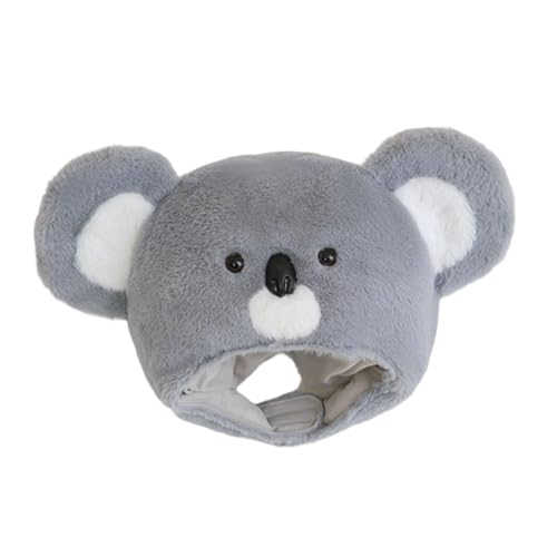 kowaku Plüsch Koala Hut warme Cover süßer Kostümhut für Halloween Night Event Urlaub von kowaku