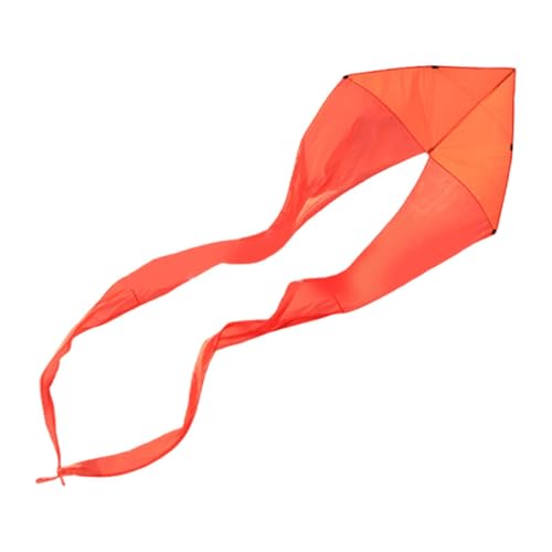 kowaku Power Single Line Kite Flying Toy mit Aufbewahrungstasche tragbare Faltbare Kite Outdoor -Spielzeug für Spielplatz im Hinterhof Erwachsene, Orange von kowaku