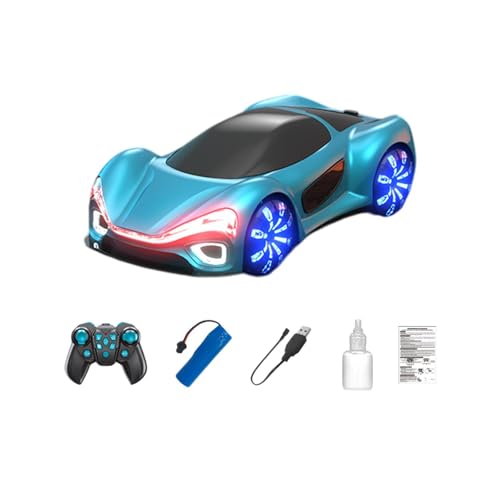 kowaku RC-Auto, Hobby, RC-Autos, Spielzeug, Doppelsprüheffekte, klassisches Fahrzeugmodell, RC-Auto für die Neujahrs- und Weihnachtsferien, Blue A von kowaku