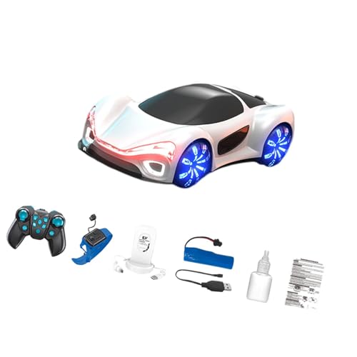 kowaku RC-Auto, Hobby, RC-Autos, Spielzeug, Doppelsprüheffekte, klassisches Fahrzeugmodell, RC-Auto für die Neujahrs- und Weihnachtsferien, White C von kowaku