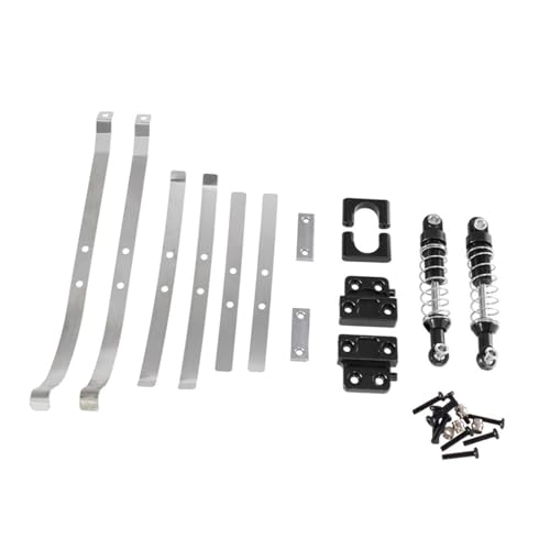 kowaku RC-Auto-Upgrade-Teile, Upgrade-Kits, RC-Auto-LKW, RC-Autozubehör, Ersatzteile für 1/12 RC-LKW MN82, DIY-Zubehör, Schwarz von kowaku