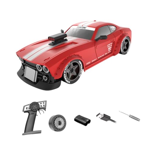 kowaku RC Cars RC Modellauto Modellauto Modellfahrzeug Rennen Sportspielzeug für Alter 6 7 8+, Rot von kowaku